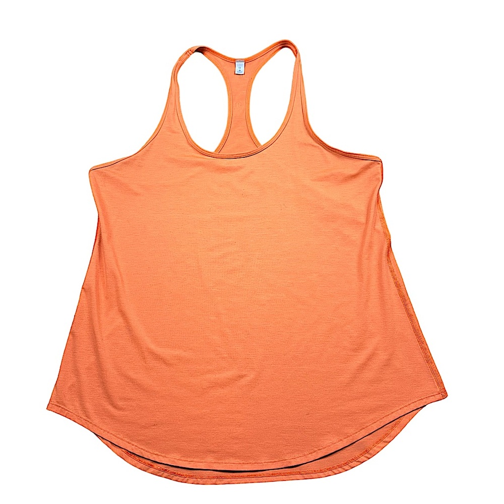LULULEMON: Women’s Orange Racerback Tanktop -Size 10